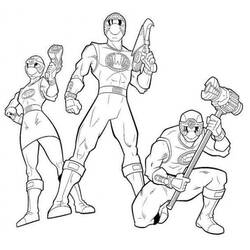 Dibujo para colorear: Power Rangers (Superhéroes) #50075 - Dibujos para Colorear e Imprimir Gratis