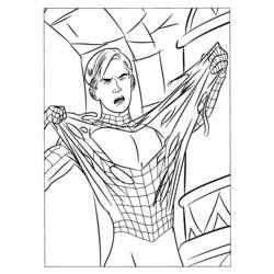 Dibujo para colorear: Spiderman (Superhéroes) #78650 - Dibujos para Colorear e Imprimir Gratis