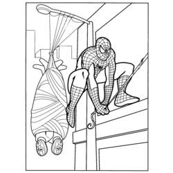 Dibujo para colorear: Spiderman (Superhéroes) #78654 - Dibujos para Colorear e Imprimir Gratis