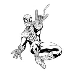 Dibujo para colorear: Spiderman (Superhéroes) #78667 - Dibujos para Colorear e Imprimir Gratis