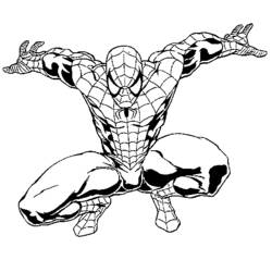 Dibujo para colorear: Spiderman (Superhéroes) #78690 - Dibujos para Colorear e Imprimir Gratis