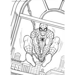 Dibujo para colorear: Spiderman (Superhéroes) #78691 - Dibujos para Colorear e Imprimir Gratis