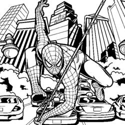 Dibujo para colorear: Spiderman (Superhéroes) #78712 - Dibujos para Colorear e Imprimir Gratis