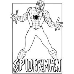 Dibujo para colorear: Spiderman (Superhéroes) #78730 - Dibujos para Colorear e Imprimir Gratis