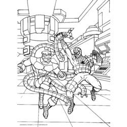 Dibujo para colorear: Spiderman (Superhéroes) #78742 - Dibujos para Colorear e Imprimir Gratis