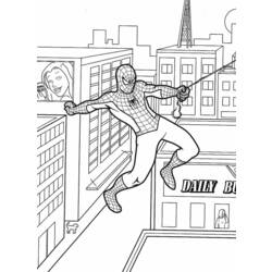 Dibujo para colorear: Spiderman (Superhéroes) #78747 - Dibujos para Colorear e Imprimir Gratis