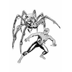 Dibujo para colorear: Spiderman (Superhéroes) #78757 - Dibujos para Colorear e Imprimir Gratis