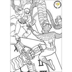 Dibujo para colorear: Spiderman (Superhéroes) #78765 - Dibujos para Colorear e Imprimir Gratis