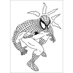 Dibujo para colorear: Spiderman (Superhéroes) #78792 - Dibujos para Colorear e Imprimir Gratis