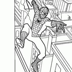 Dibujo para colorear: Spiderman (Superhéroes) #78806 - Dibujos para Colorear e Imprimir Gratis