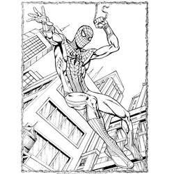 Dibujo para colorear: Spiderman (Superhéroes) #78808 - Dibujos para Colorear e Imprimir Gratis