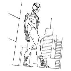 Dibujo para colorear: Spiderman (Superhéroes) #78821 - Dibujos para Colorear e Imprimir Gratis