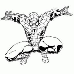 Dibujo para colorear: Spiderman (Superhéroes) #78859 - Dibujos para Colorear e Imprimir Gratis