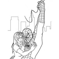 Dibujo para colorear: Spiderman (Superhéroes) #78875 - Dibujos para Colorear e Imprimir Gratis
