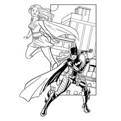 Dibujo para colorear: Supergirl (Superhéroes) #83939 - Dibujos para Colorear e Imprimir Gratis