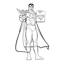 Dibujo para colorear: Superman (Superhéroes) #83618 - Dibujos para Colorear e Imprimir Gratis
