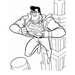 Dibujo para colorear: Superman (Superhéroes) #83621 - Dibujos para Colorear e Imprimir Gratis