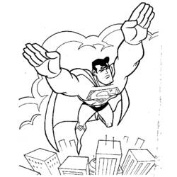 Dibujo para colorear: Superman (Superhéroes) #83624 - Dibujos para Colorear e Imprimir Gratis