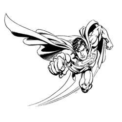 Dibujo para colorear: Superman (Superhéroes) #83626 - Dibujos para Colorear e Imprimir Gratis