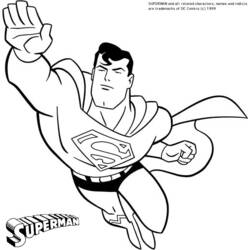 Dibujo para colorear: Superman (Superhéroes) #83635 - Dibujos para Colorear e Imprimir Gratis