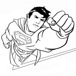 Dibujo para colorear: Superman (Superhéroes) #83646 - Dibujos para Colorear e Imprimir Gratis