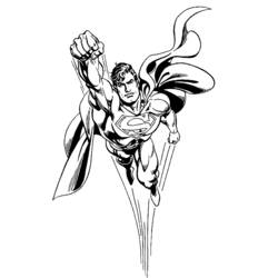 Dibujo para colorear: Superman (Superhéroes) #83653 - Dibujos para Colorear e Imprimir Gratis