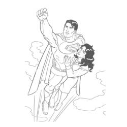 Dibujo para colorear: Superman (Superhéroes) #83665 - Dibujos para Colorear e Imprimir Gratis