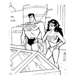 Dibujo para colorear: Superman (Superhéroes) #83669 - Dibujos para Colorear e Imprimir Gratis