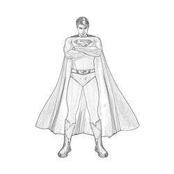 Dibujo para colorear: Superman (Superhéroes) #83730 - Dibujos para Colorear e Imprimir Gratis