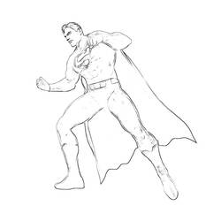 Dibujo para colorear: Superman (Superhéroes) #83731 - Dibujos para Colorear e Imprimir Gratis