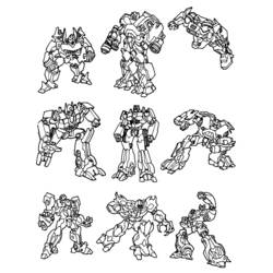 Dibujo para colorear: Transformers (Superhéroes) #75083 - Dibujos para Colorear e Imprimir Gratis