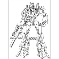Dibujo para colorear: Transformers (Superhéroes) #75084 - Dibujos para Colorear e Imprimir Gratis