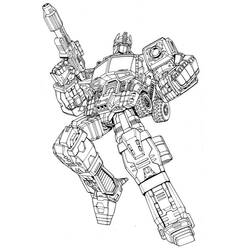 Dibujo para colorear: Transformers (Superhéroes) #75097 - Dibujos para Colorear e Imprimir Gratis