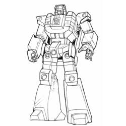 Dibujo para colorear: Transformers (Superhéroes) #75099 - Dibujos para Colorear e Imprimir Gratis