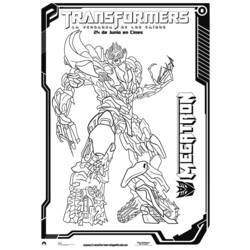 Dibujo para colorear: Transformers (Superhéroes) #75158 - Dibujos para Colorear e Imprimir Gratis