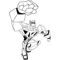 Dibujo para colorear: Transformers (Superhéroes) #75180 - Dibujos para Colorear e Imprimir Gratis