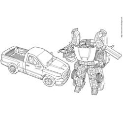 Dibujo para colorear: Transformers (Superhéroes) #75200 - Dibujos para Colorear e Imprimir Gratis
