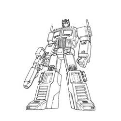 Dibujo para colorear: Transformers (Superhéroes) #75219 - Dibujos para Colorear e Imprimir Gratis