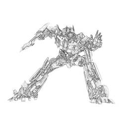 Dibujo para colorear: Transformers (Superhéroes) #75221 - Dibujos para Colorear e Imprimir Gratis