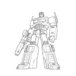 Dibujo para colorear: Transformers (Superhéroes) #75235 - Dibujos para Colorear e Imprimir Gratis