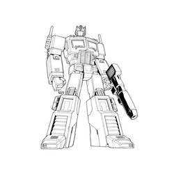 Dibujo para colorear: Transformers (Superhéroes) #75244 - Dibujos para Colorear e Imprimir Gratis