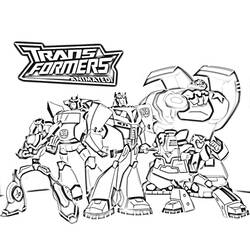 Dibujo para colorear: Transformers (Superhéroes) #75269 - Dibujos para Colorear e Imprimir Gratis