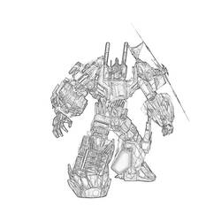 Dibujo para colorear: Transformers (Superhéroes) #75298 - Dibujos para Colorear e Imprimir Gratis