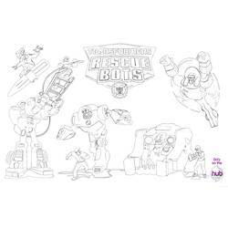 Dibujo para colorear: Transformers (Superhéroes) #75338 - Dibujos para Colorear e Imprimir Gratis
