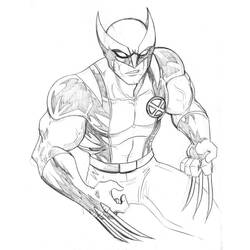 Dibujo para colorear: Wolverine (Superhéroes) #74836 - Dibujos para Colorear e Imprimir Gratis