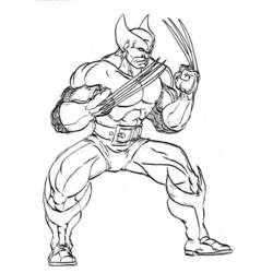 Dibujo para colorear: Wolverine (Superhéroes) #74837 - Dibujos para Colorear e Imprimir Gratis