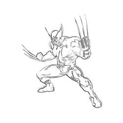 Dibujo para colorear: Wolverine (Superhéroes) #74840 - Dibujos para Colorear e Imprimir Gratis