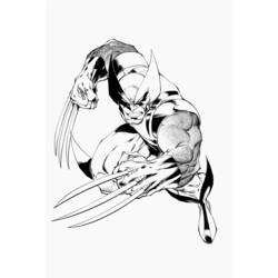 Dibujo para colorear: Wolverine (Superhéroes) #74843 - Dibujos para Colorear e Imprimir Gratis