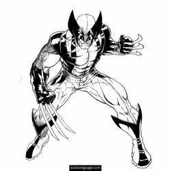 Dibujo para colorear: Wolverine (Superhéroes) #74848 - Dibujos para Colorear e Imprimir Gratis