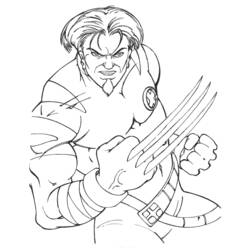 Dibujo para colorear: Wolverine (Superhéroes) #74862 - Dibujos para Colorear e Imprimir Gratis
